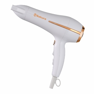 Фен SAKURA SA-4052W белый, 2400 Вт