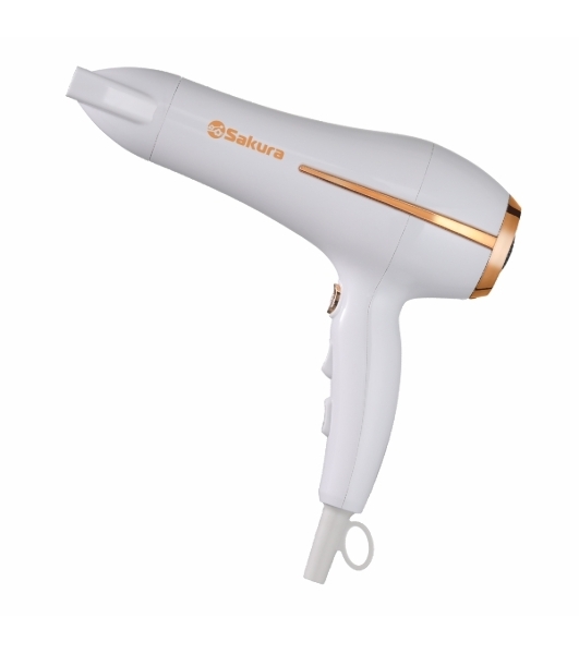 Фен SAKURA SA-4052W белый, 2400 Вт