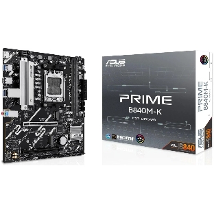 Материнская плата Asus PRIME B840M-K Socket AM5 AMD B840 2xDDR5 mATX AC`97 8ch(7.1) 2.5Gg RAID+HDMI