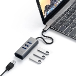 USB-концентратор Satechi ST-TC2N1USB31AM, USB Type-C, USB 3.0/RJ-45, USB Type-C, фото2
