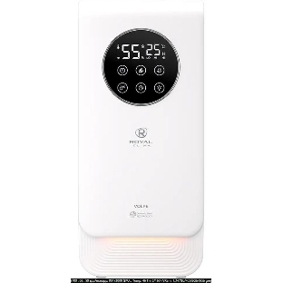 Увлажнитель воздуха Royal Clima VOLPE RUH-VP270/6.5E-WT белый, 30 м², 6.5 л, ультразвуковой, производительность 270 мл/ч, гигростат, ароматизация, управление по Wi-Fi (SmartLife), пульт ДУ