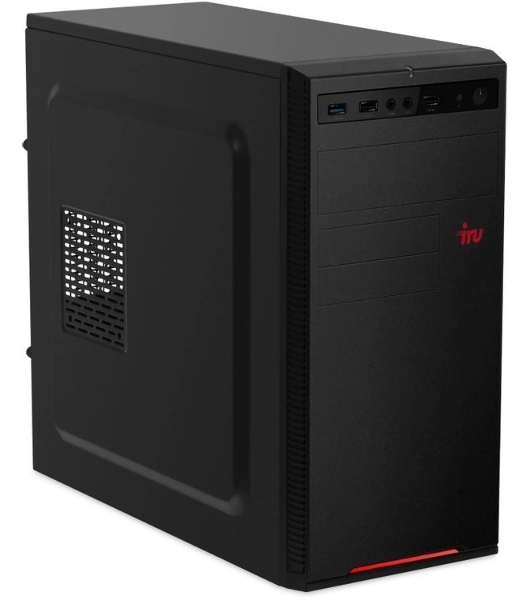 Компьютер IRU Planio 310H6SEV MT i5 12400 (2.5) 16Gb SSD 256Gb UHDG 730 FreeDOS GbitEth 400W черный (RUS) (2112572)