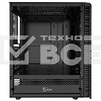 Компьютерный корпус Powercase Mistral Z4С Mesh LED, Tempered Glass, 4x 120mm 5-color fan, чёрный, ATX  (CMIZ4C-L4), фото2