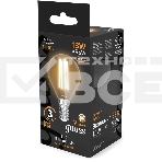 Лампа филам. Gauss Filament 13Вт цок.:E14 шар св.свеч.бел.теп. (упак.:10шт) (105801113), фото9
