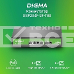Коммутатор Digma DSP204F-2F-T80 DSP204F-2F-T80 V1 (L2) 6x100Мбит/с 4PoE 4PoE+ 80W неуправляемый, фото2