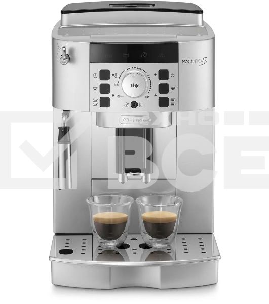 Кофемашина автоматическая DeLonghi ECAM 22.110.SB серебристый, исп. кофе - молотый/зерновой, 1.8 л, 1450 Вт, 15 Бар.