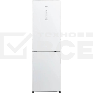 Холодильник Hitachi R-BG410PUC6X GPW белый двухкамерный 215/105л морозилка снизу, No Frost