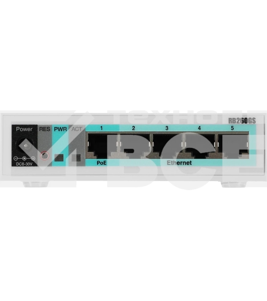 Коммутатор MIKROTIK CSS106-5G-1S 5PORT 1000M