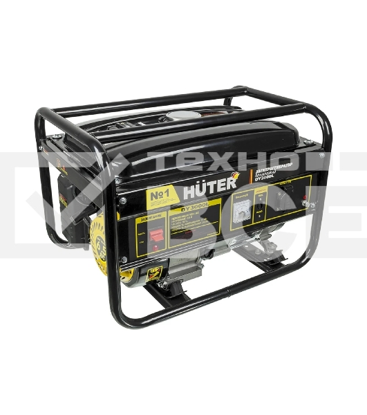 Электрогенератор бензиновый Huter DY3000L, 2.8 кВт, 67 дБ, 39 кг
