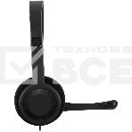 Гарнитура проводная с микрофоном Оклик HS-M600 черный 1.8м накладные оголовье (1900372), фото10