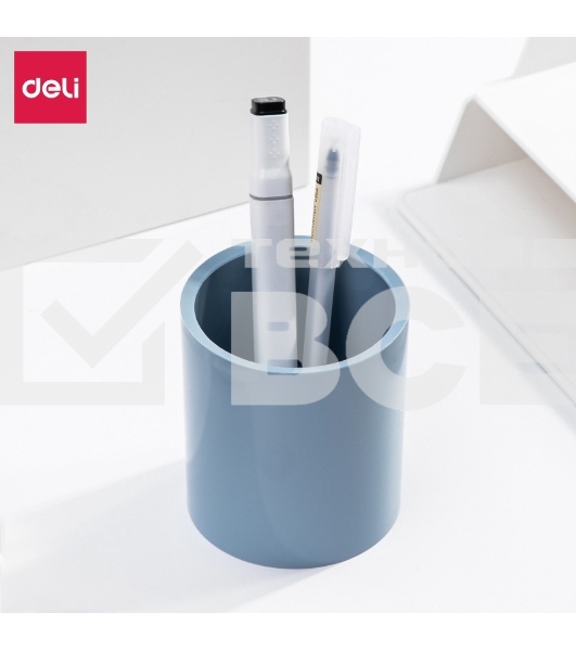 Подставка Deli NS023Blue Nusign 1отд. для письменных принадлежностей синий пластик