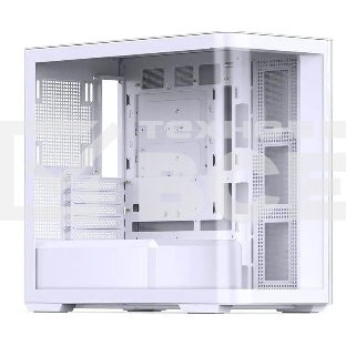 Корпус без блока питания JONSBO D300, Mini-Tower, TG, no fan, 2xUSB-A 3.2 + 1xUSB-C 3.2, mATX, mITX White