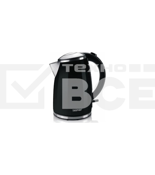 Чайник электрический Zelmer ZCK1274B 1.7л. 2200Вт черный корпус: металл