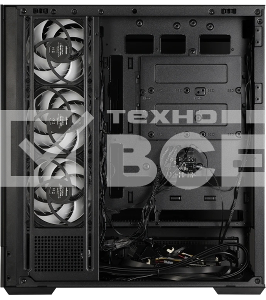 Компьютерный корпус ZALMAN P40 DS, ATX, черный, WINDOW, 9.1-inch LCD screen, 2xCombo(2.5” or 3.5”), 1x2.5”, 1xUSB TYPE-C, 2xUSB 3.0, SIDE 3x120мм ARGb, REAR 1x120мм ARGb