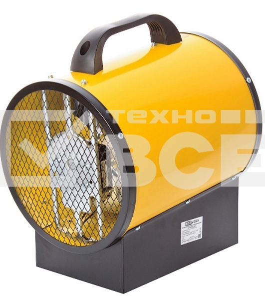 Тепловая пушка электрическая RedVerg RD-EHR5A/380 5000Вт желтый/черный