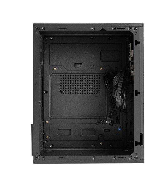 Компьютерный корпус Minitower ExeGate BAA-308MUC (mATX, без БП, 1хUSB+1хUSB 3.0+1хTypeC, HD Audio, черный)