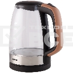 Чайник электрический Centek CT-0065 Beige стекло, 1.7 л 2200 Вт, LED-подсветка, мерная шкала, защита от вкл б/воды, фото5