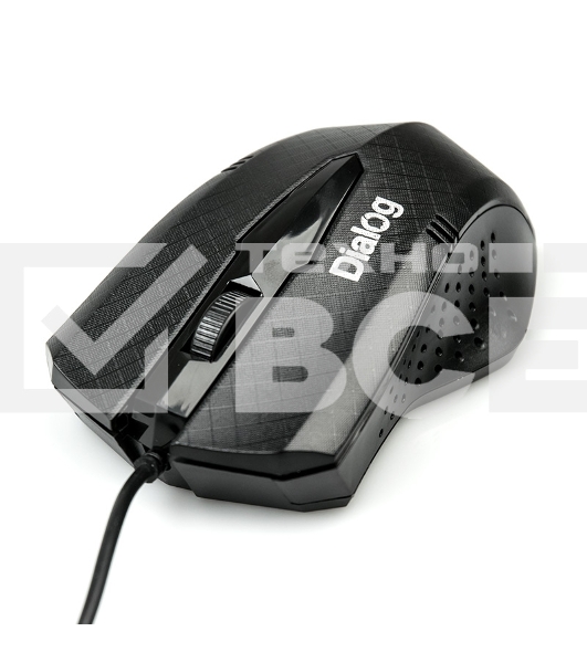 Мышь проводная Dialog Pointer MOP-09U черный, 800 dpi, USB, кнопки - 3