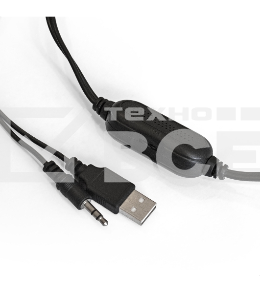 Акустическая система 2.0 ExeGate EX289685RUS Accord 200 (питание USB, 2х3Вт (6Вт RMS), 60-20000Гц, черный, синяя подсветка)