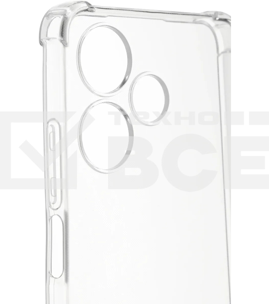 Чехол (клип-кейс) BoraSCO для Infinix Hot 30 Bumper Case прозрачный (72317)