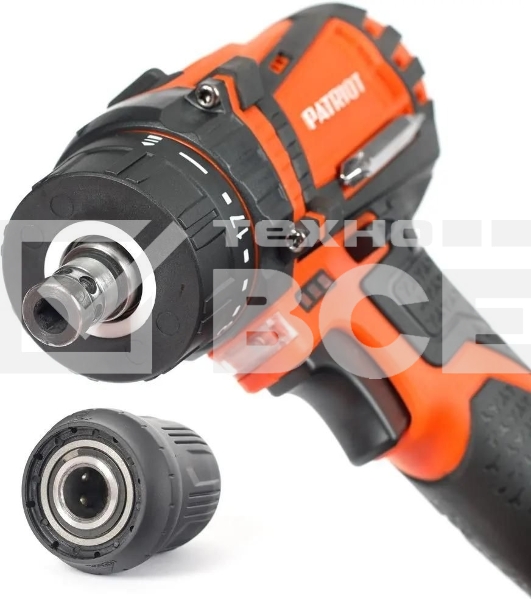 Дрель-шуруповерт аккумуляторная Patriot BR 203UES, Аккумуляторная, 20В, 2 АКБ, Кейс