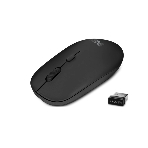 Мышь беспроводная SVEN RX-222W черный, 1800 dpi, радиоканал, Bluetooth, USB, кнопки - 4, фото 1