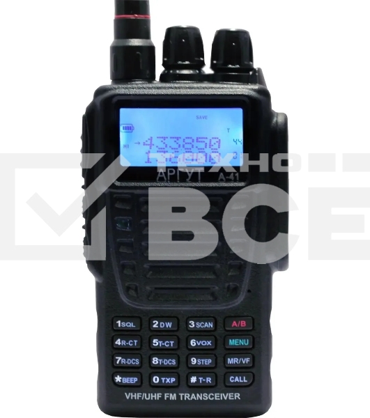 Рация Аргут А-41 199кан. до 22.20км компл.:1шт аккум. черный (RU51005)