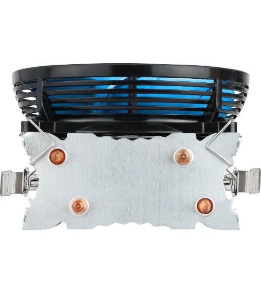 Кулер для процессора AeroCool/Formula Verkho 2 серебристый, 90 мм, алюминий/медь, 2000 об/мин, 25 дБ, 4 pin, 110 Вт, 125 мм