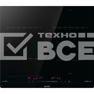 Встраиваемые индукционные панели Gorenje ISC645BSC Вид: индукционная, Тип установки: независимая, : черный, Материал варочной поверхности: стеклокерамика, Общее число конфорок: 4