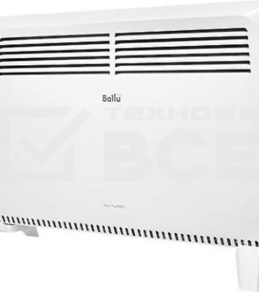 Конвектор Ballu Solo Turbo BEC/SMT-2000 белый, 2000 Вт, 25 м2, термостат