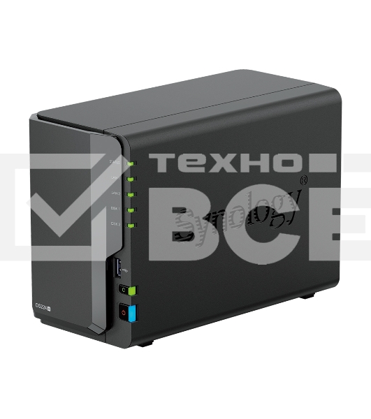 СХД настольное исполнение SYNOLOGY 2BAY NO HDD DS224+