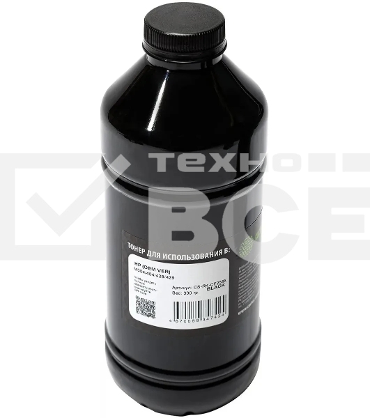 Тонер Cactus CS-RK-CF259X черный флакон 300 гр. (в компл.:чип) для принтера HP (OEM VER) M304/404/428/429