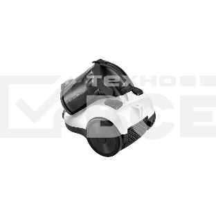 Пылесос Centek CT-2529 белый/черный, 350/2000 Вт, уборка сухая, пылесборник - контейнер, 2 л
