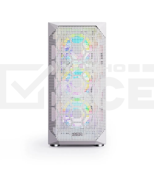 Компьютерный корпус ABR Quantum White  (1*USB Type-C, 2*USB 2.0, HD Audio, 4xRGB Fan, ATX, E-ATX)