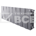 Радиатор биметаллический Royal Thermo PianoForte 300 Серебристый - 16 секц., фото 1