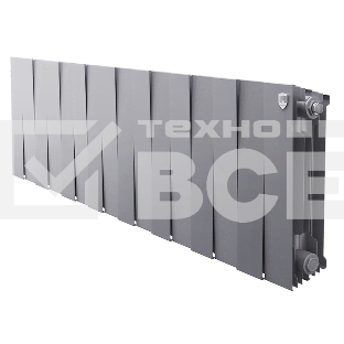 Радиатор биметаллический Royal Thermo PianoForte 300 Серебристый - 16 секц.