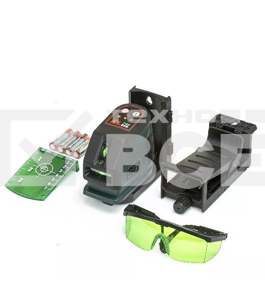 Профессиональный уровень лазерный линейный с автоматическим выравниванием KLPRO KLLZR118GL (горизонт, вертикаль, зеленый луч)