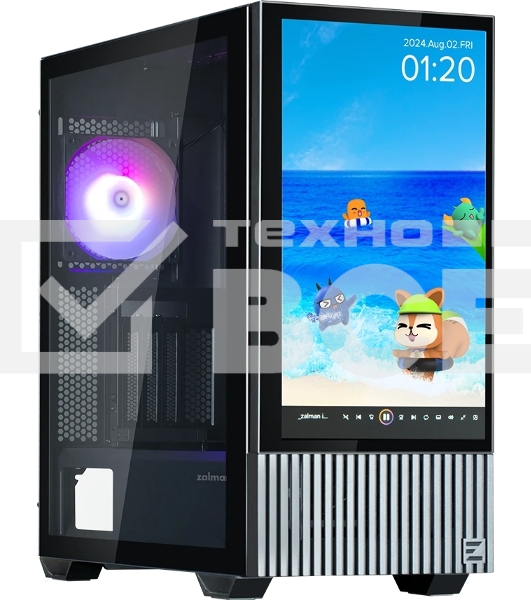 Компьютерный корпус Zalman Z10 DS без БП черный