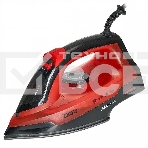 Утюг Аксинья КС-3004 черный с красным, 2200 Вт, 25 г/мин, 120 г/мин, 160 мл, фото 1