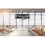 Потолочный кронштейн ONKRON N1L для телевизора 32'-80' потолочный телескопический, черный, фото2