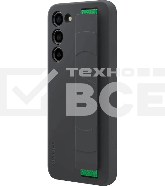 Чехол (клип-кейс) Samsung для Samsung Galaxy S23+ Silicone Grip Case черный (EF-GS916TBEGRU)