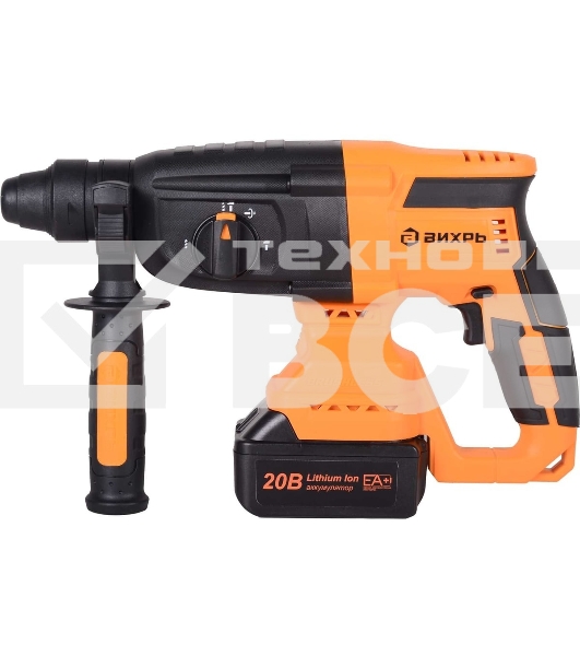 Перфоратор аккумуляторный АП-20Li/4 (в комплекте 2 АКБ и ЗУ) в кейсе Вихрь
