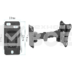 Кронштейн для телевизора Kromax CORBEL-2 черный, 10'-32' макс. 25 кг, настенный, поворот и наклон, фото2