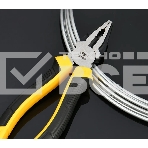 Комбинированные плоскогубцы Deli DL0002 180 мм, двухкомпонентная прорезиненная рукоять, фото2