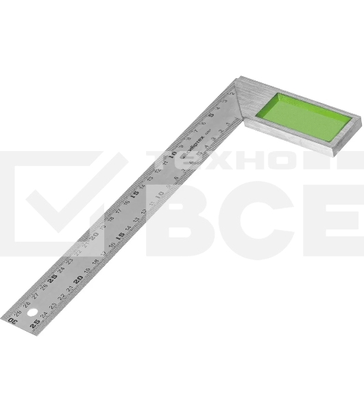 Угольник Сибртех, 300 мм, металлический