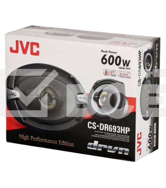 Колонки автомобильные JVC CS-DR693HP 4Ом 15x23см (6x9дюйм) (ком.:2кол.) коаксиальные трехполосные