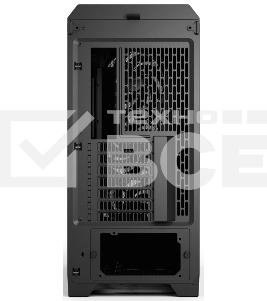 Корпус Fractal Design Meshify 3 Black Solid, Midi-Tower, чёрный, 3 x 140 мм