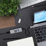 USB-концентратор Satechi ST-TC2N1USB31AM, USB Type-C, USB 3.0/RJ-45, USB Type-C, фото3