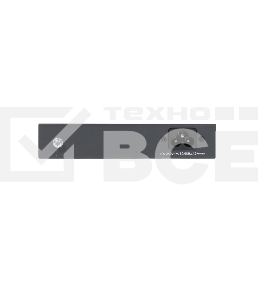 Коммутатор Unmanaged Switch 4x1000Base-T PoE, 1x1000Base-T, PoE Budget 60W, Long-range PoE up to 250m, metal case