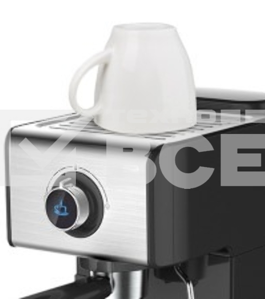 Кофеварка Vitek VT-1518 BK, черный, исп. кофе - молотый, 1.2л, 1200вт, 15 бар